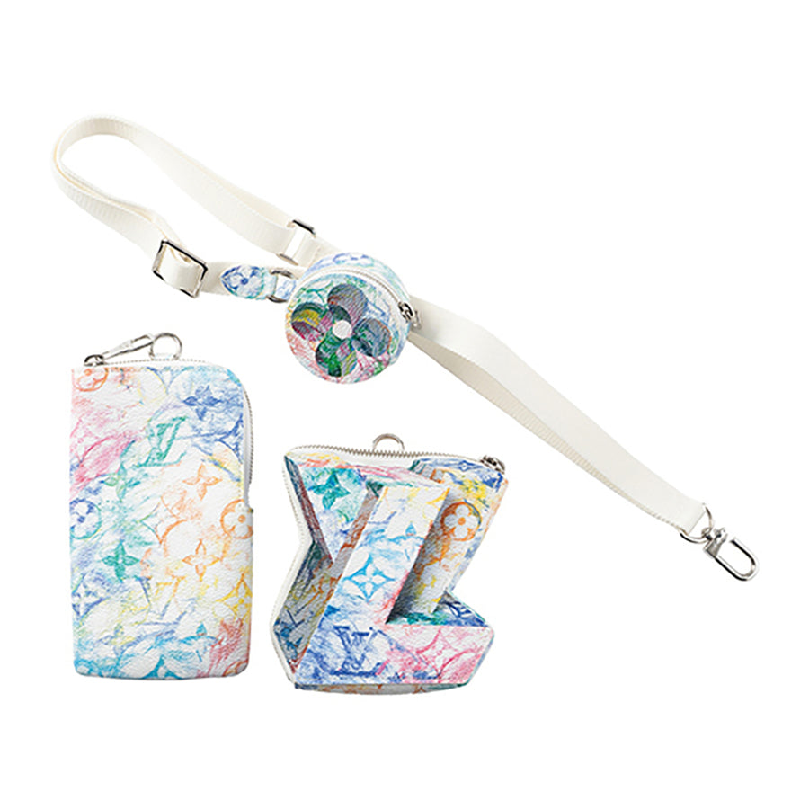 Louis Vuitton LV Block Limited Edition Monogram Pastel Multicolor Crossbody Bag